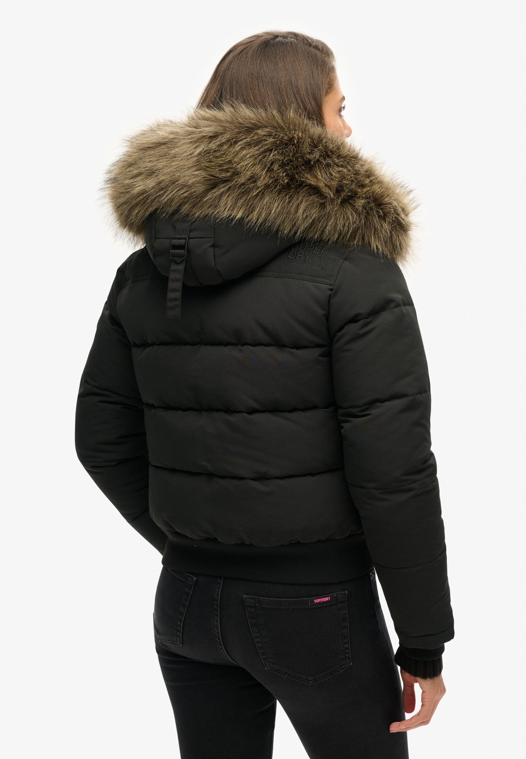 Superdry & Co Winter Jacket 'Everest' in Black