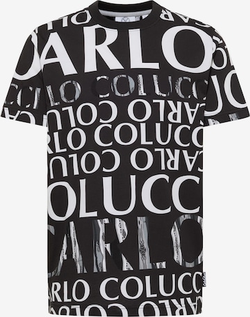 Carlo Colucci Shirt 'Dindo' in Schwarz: Vorderseite