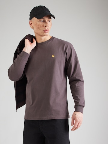 Carhartt WIP Tričko 'Chase' – hnědá: přední strana