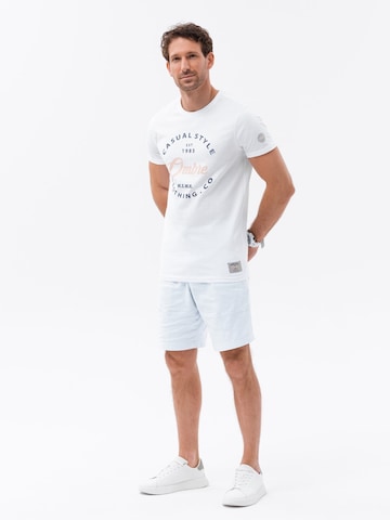 Ombre T-Shirt 'S1752' in Weiß
