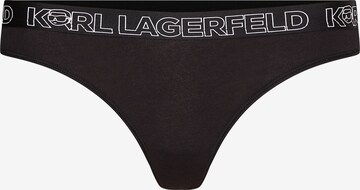 Karl Lagerfeld String ' Ikonik 2.0' i svart: framsida
