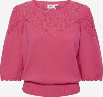 SAINT TROPEZ Sweater 'Uta' in Pink: front