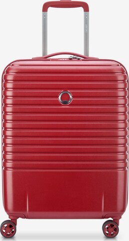 Trolley 'Caumartin' di Delsey Paris in rosso: frontale