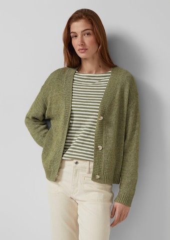Cardigan s.Oliver en vert : devant