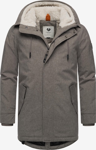 Manteau d’hiver Ragwear en gris : devant