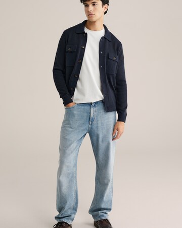 WE Fashion Вязаная кофта в Синий