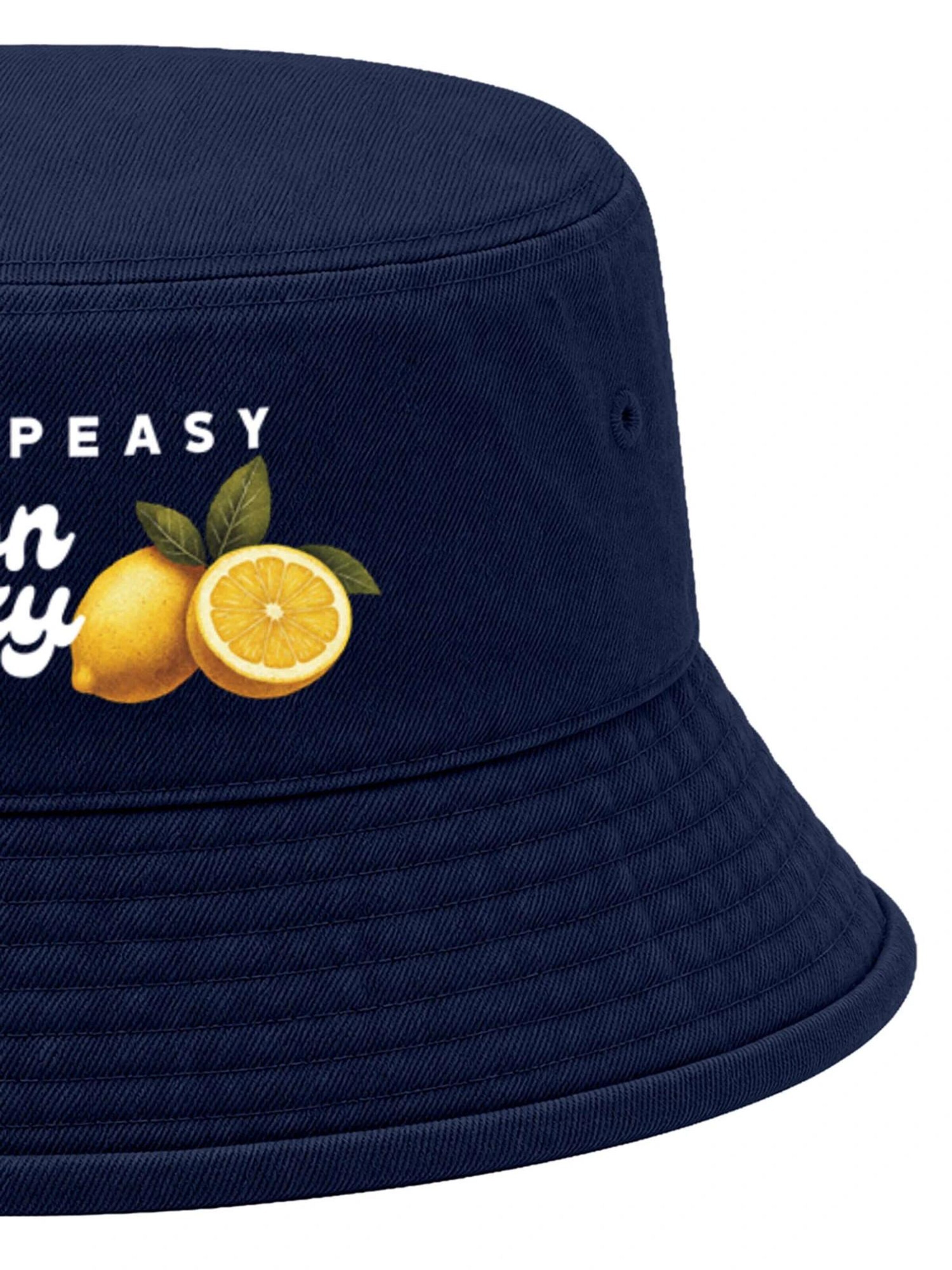 Neverless Hat 'Lemon Squeezy' in Blue