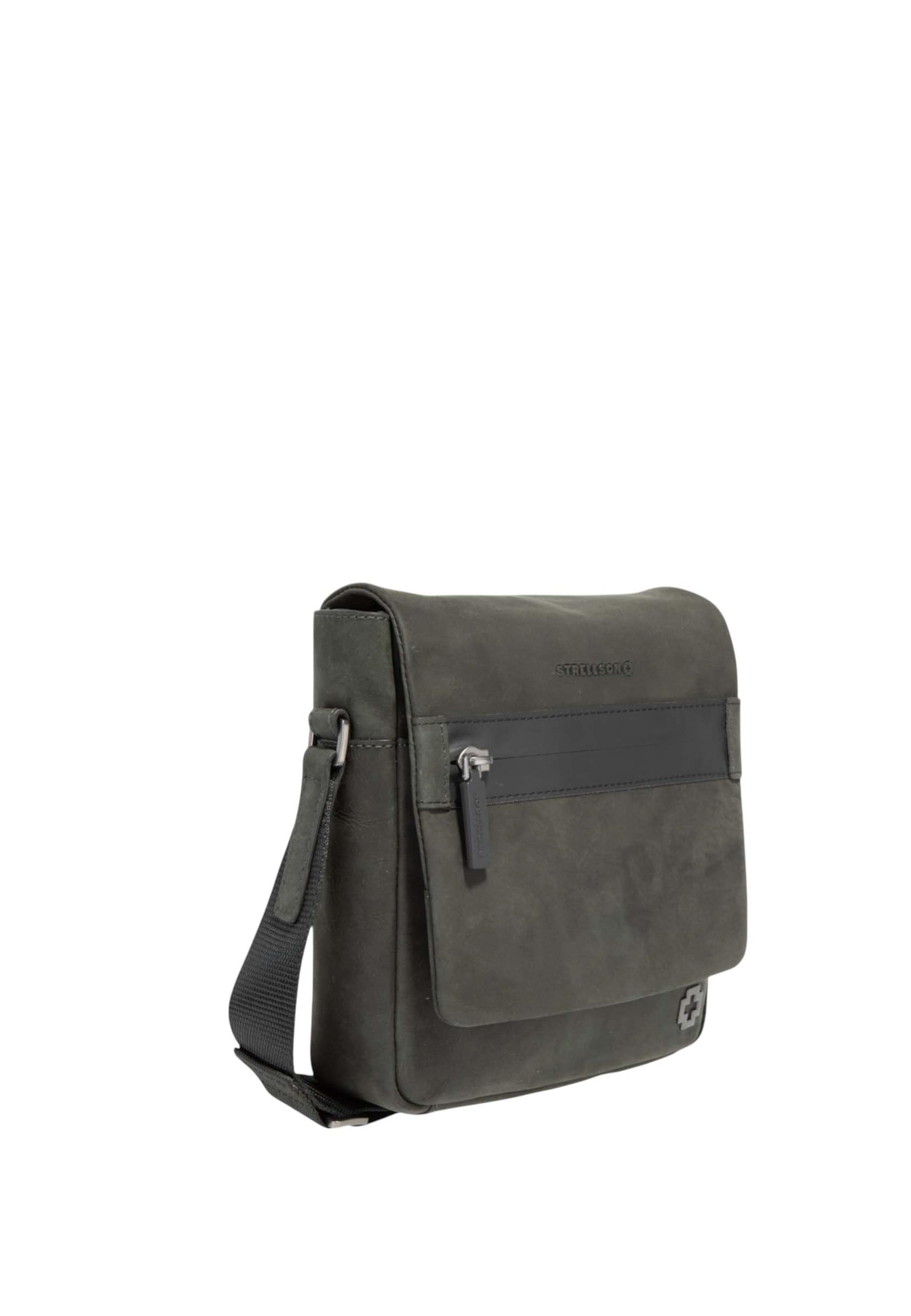 STRELLSON Umhängetasche 'Bow Road Jeremy' in Schwarz