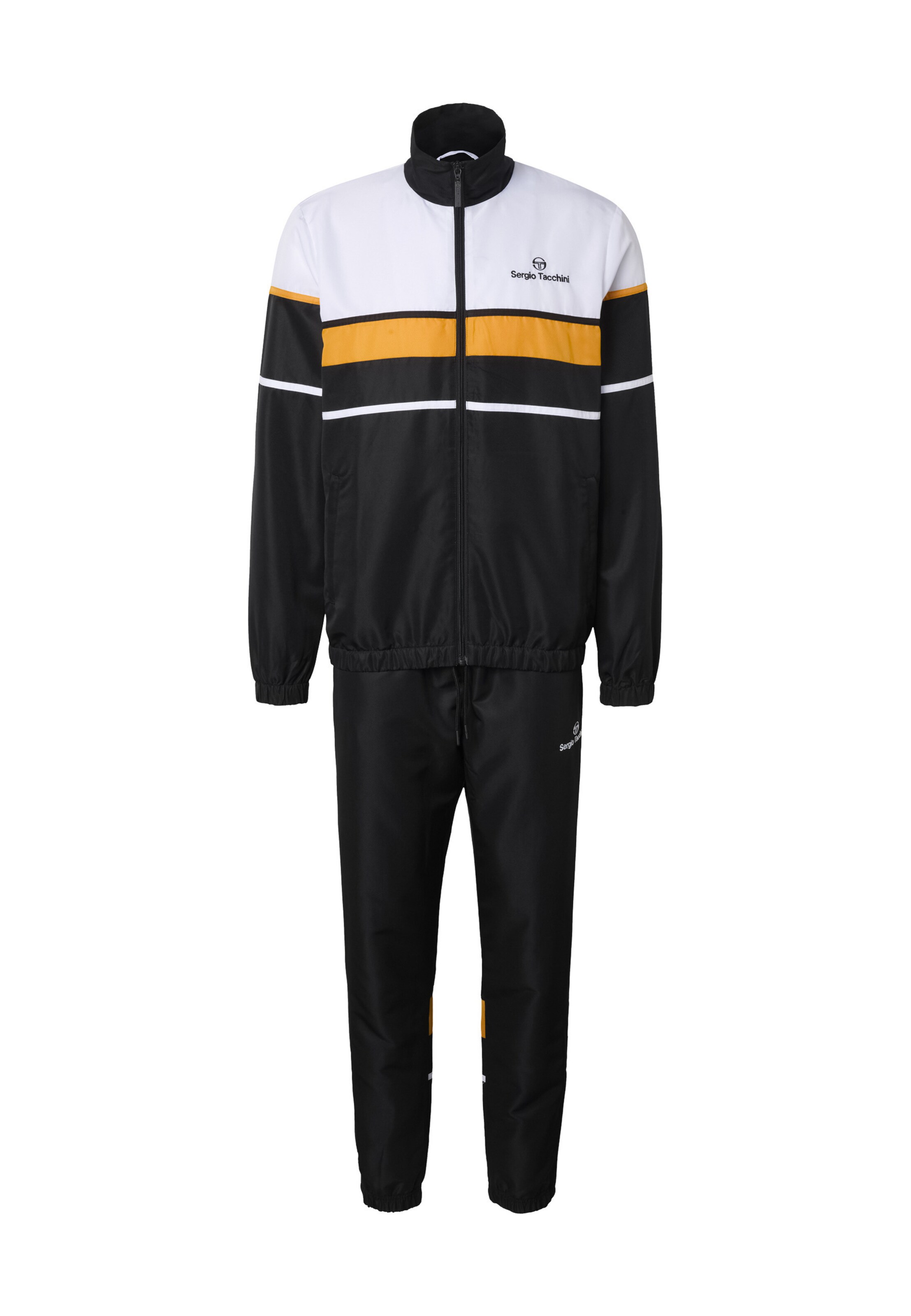 Sergio Tacchini Strój treningowy 'Scorpione' w kolorze czarny: przód