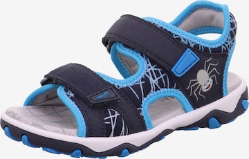 SUPERFIT Sandale 'Mike 3.0' in Blau: predná strana