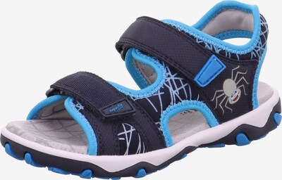 SUPERFIT Sandals & Slippers 'Mike 3.0' in Blue / Night blue / White, Item view