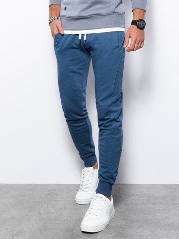 Ombre Slimfit Broek 'P948' in Blauw