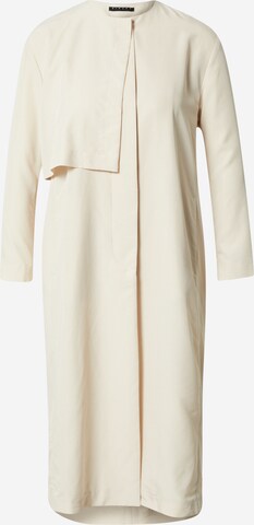 Manteau mi-saison Sisley en beige : devant