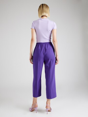 NÜMPH Regular Pleated Pants 'NURONJA' in Purple