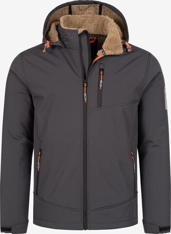 LPO Winter Jacket in Grey: front