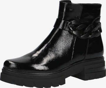 Bottines CAPRICE en noir : devant