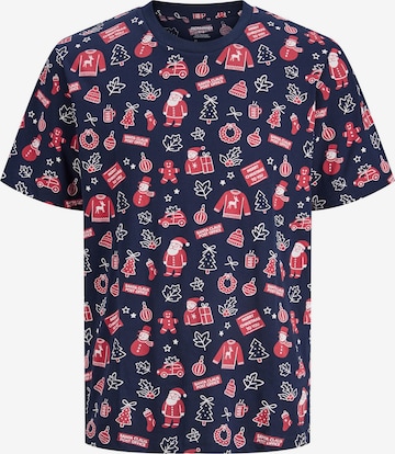 JACK & JONES Bluser & t-shirts 'BELL XMAS' i blå: forside