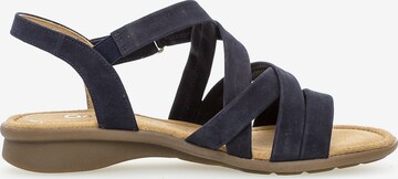 GABOR Páskové sandály – modrá