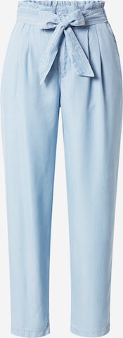 VERO MODA Loose fit Pleat-front trousers 'LILIANAEVANY' in Blue: front