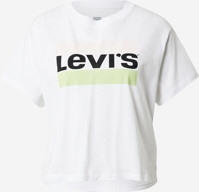 LEVI'S ® Tričko 'Graphic Varsity Tee' - pastelovo zelená / čierna / biela, Produkt