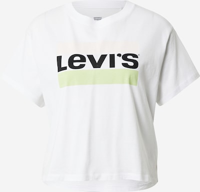 LEVI'S ® Μπλουζάκι 'Graphic Varsity Tee' σε πράσινο παστέλ / μαύρο / λευκό, Άποψη προϊόντος