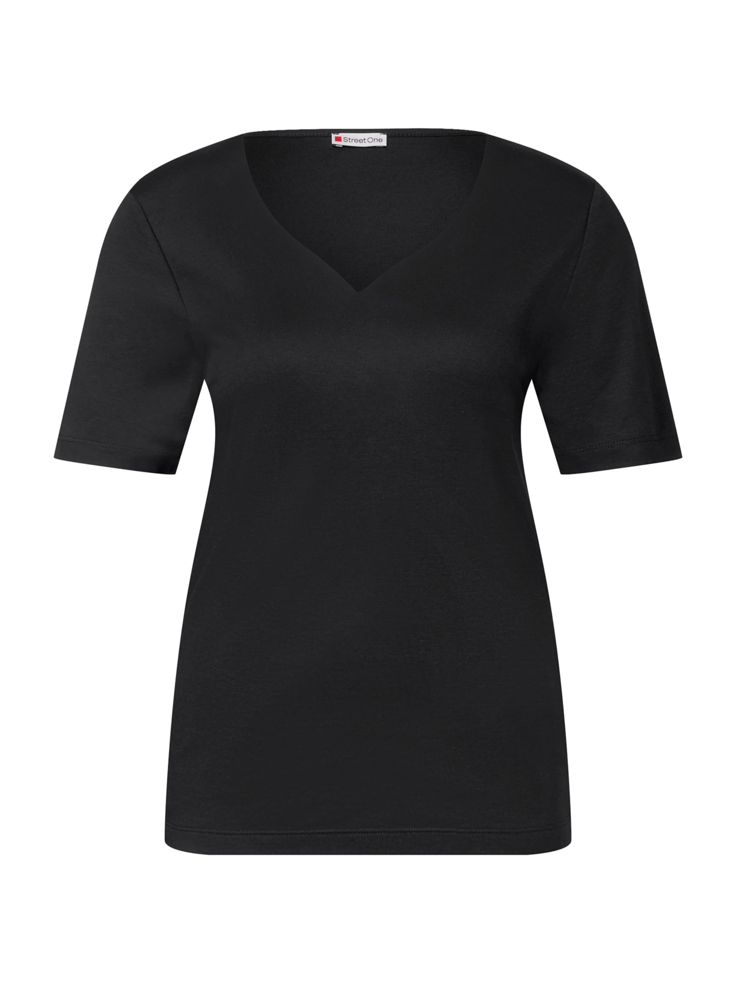 Maglietta di STREET ONE in nero: frontale