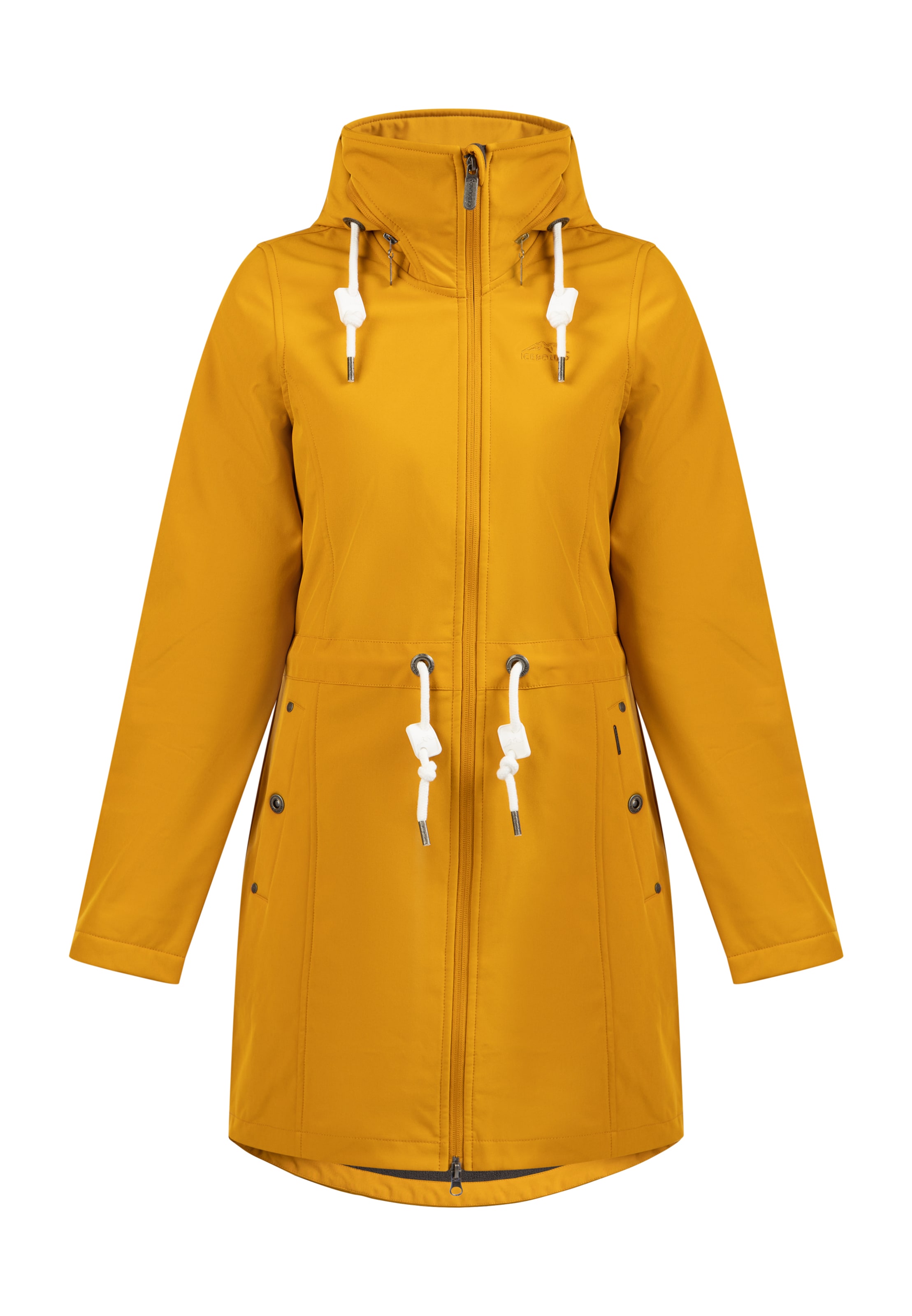 ICEBOUND Functionele mantel in Geel: voorkant