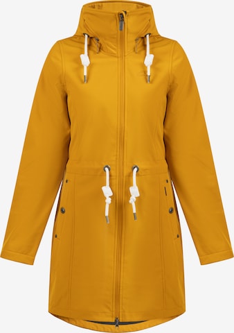 ICEBOUND Raincoat in Yellow: front