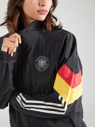 ADIDAS ORIGINALS Přechodná bunda 'DFB EM24' – černá