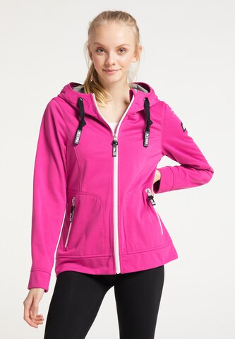 myMo ATHLSR Performance Jacket in Pink: front