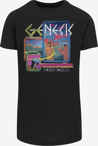 T-Shirt 'Genesis World Tour 78' F4NT4STIC en noir : devant