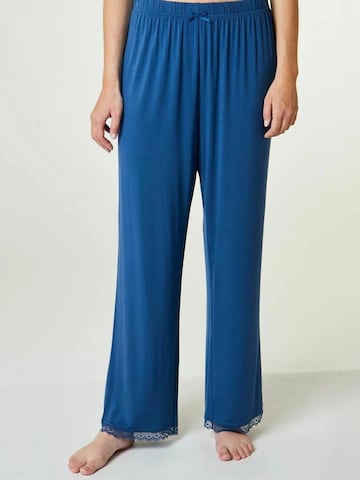 CCDK Copenhagen Pyjamasbukser ' Jasmin ' i blå: forside