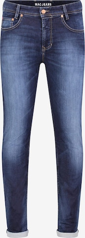 MAC Slimfit Jeans in Blauw: voorkant