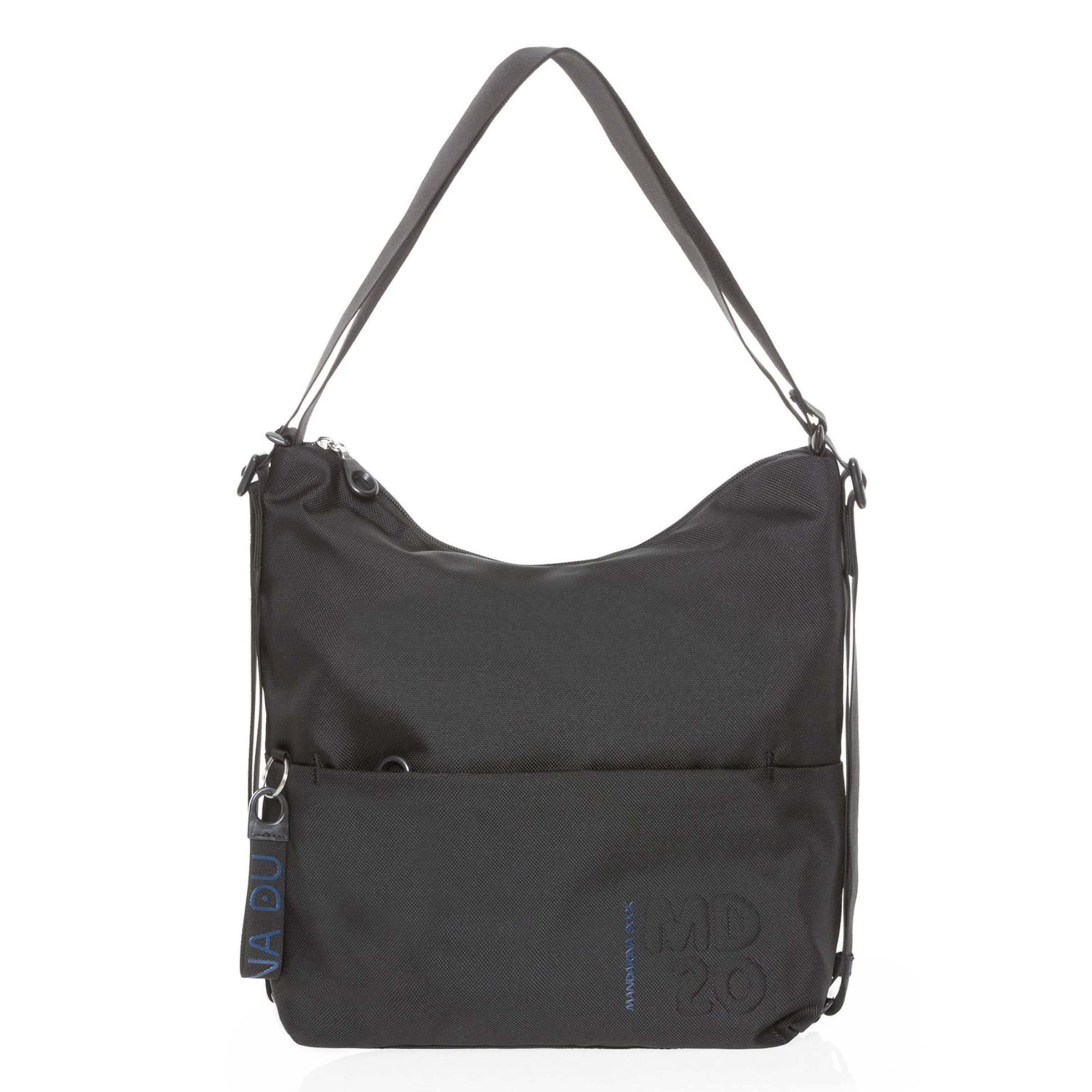 MANDARINA DUCK Schultertasche 'MD20' in Schwarz: Vorderseite