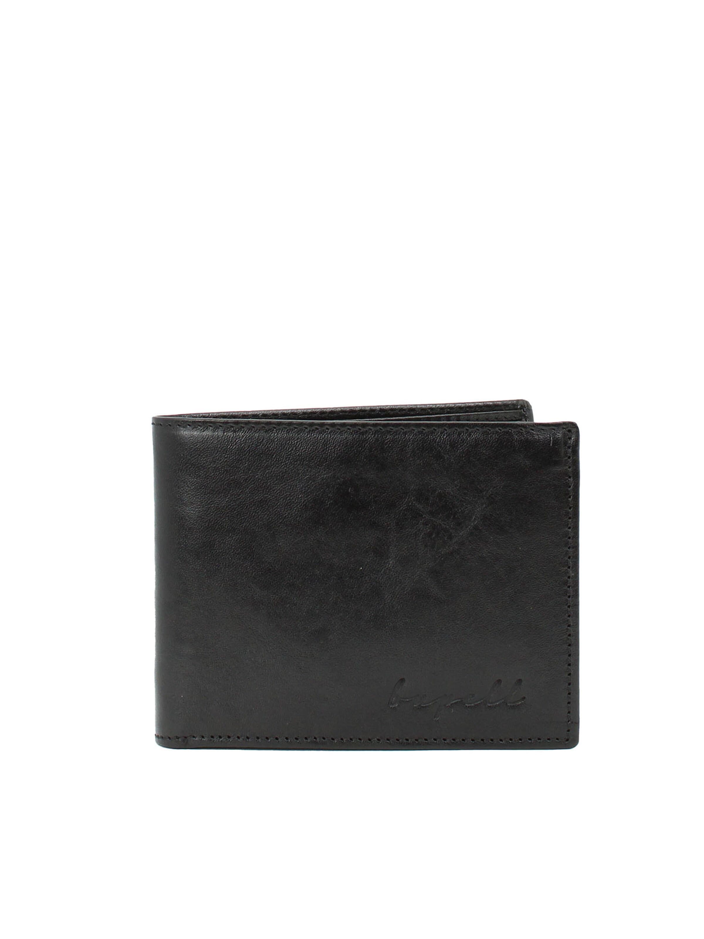 bupell Wallet 'Peppe' in Black: front