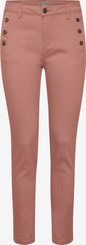 Fransa Slimfit Hose in Pink: predná strana