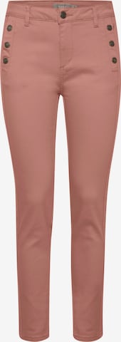 Fransa Slimfit Jeans in Roze: voorkant