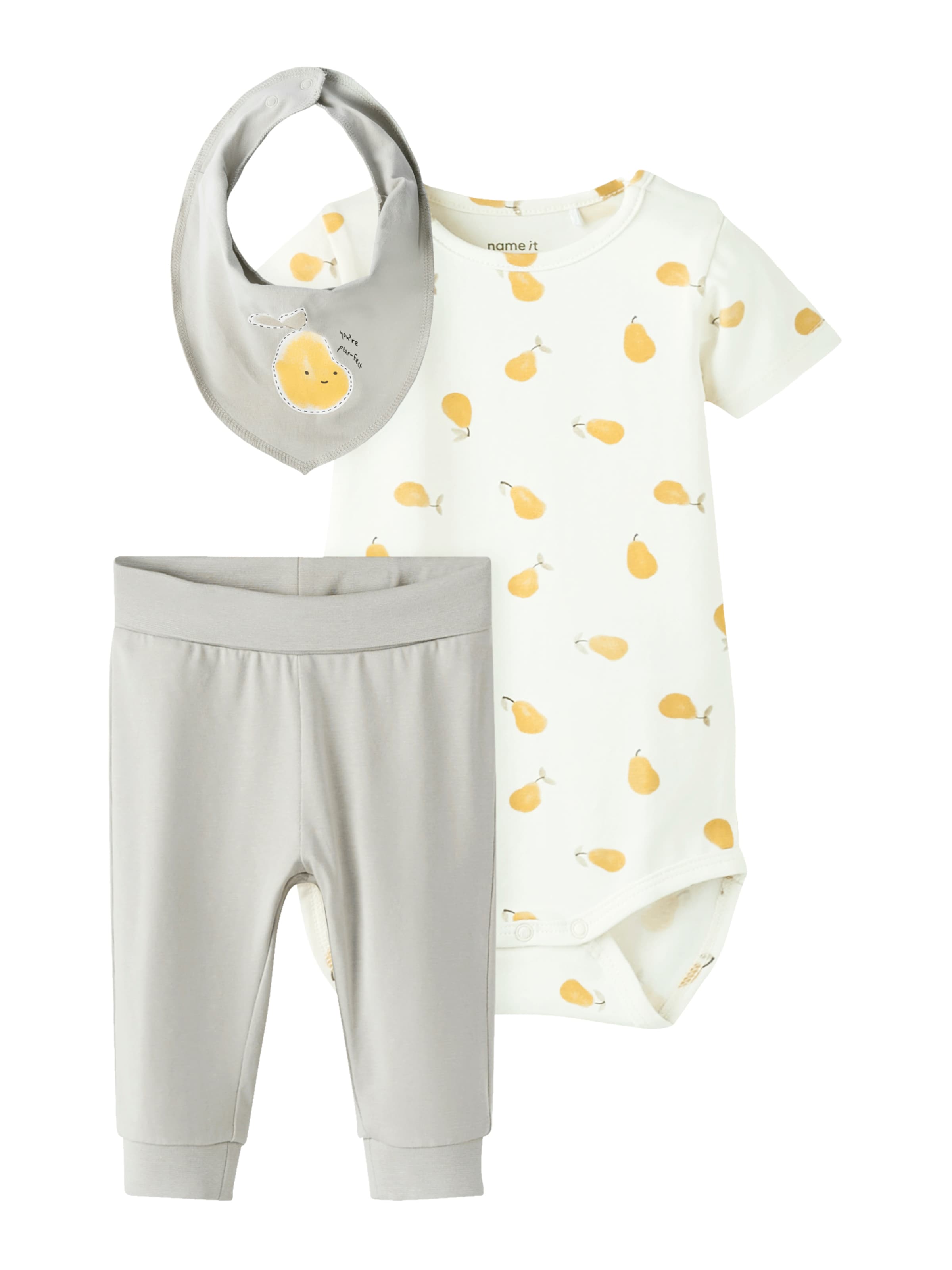 Set 'NBNOPEARRY' di NAME IT in grigio: frontale