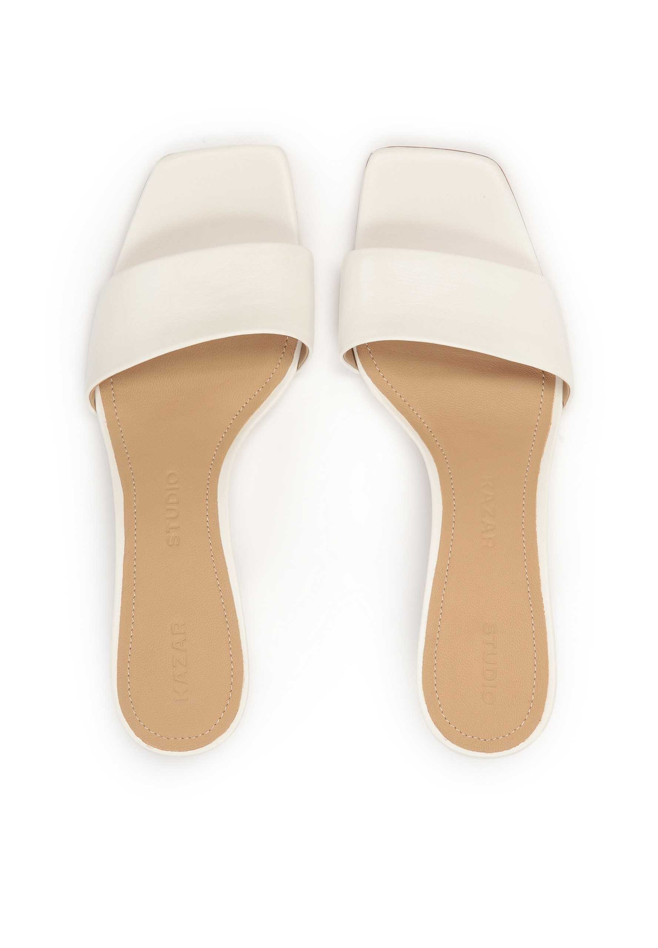 Kazar Studio Pantoletter i hvid