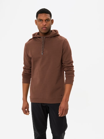 VAUDE Sports sweatshirt 'Manukau' in Brown
