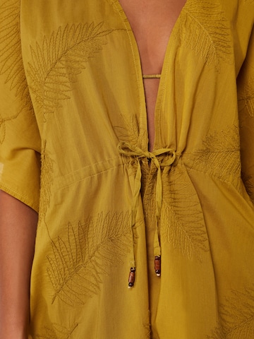 CALZEDONIA Kimono in Gelb