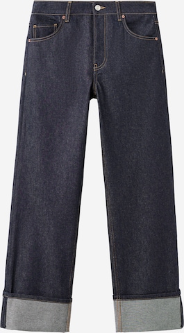 Regular Jeans 'Mina' de la MANGO pe albastru: față