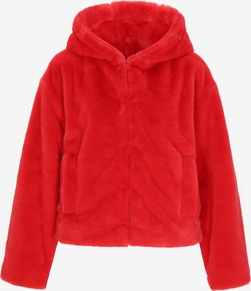 Geacă de iarnă 'Young Fashion' de la MYMO pe roșu: față