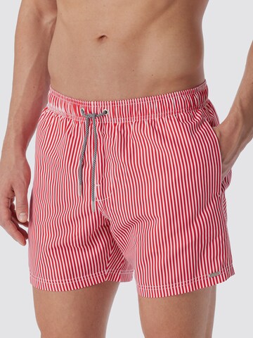 Shorts de bain ' Aqua Saltwater ' SCHIESSER en rouge : devant