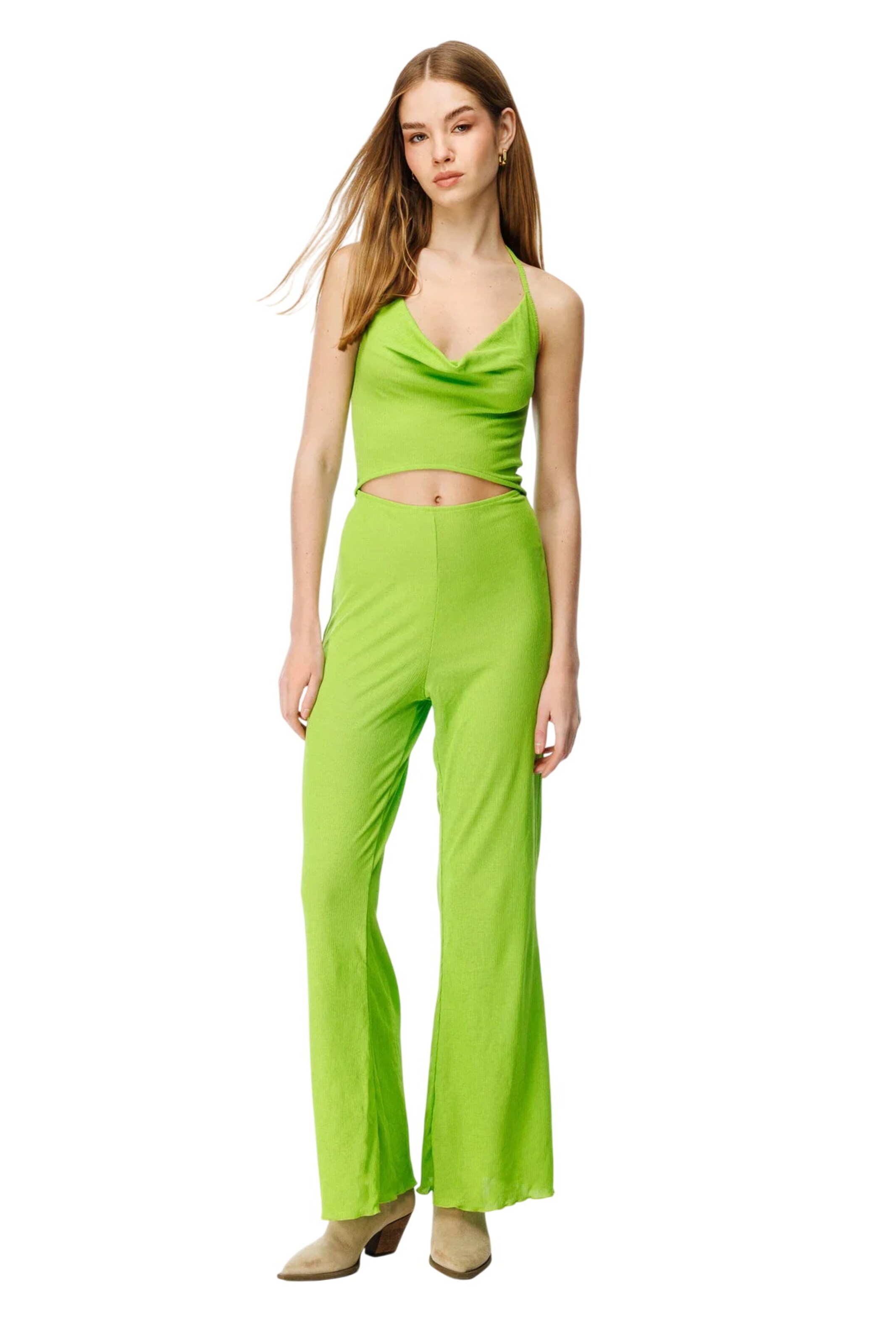 Alexa Dash Jumpsuit in Green