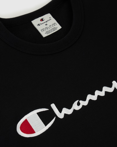 Champion Authentic Athletic Apparel Sweatshirt in schwarz / weiß, Produktansicht