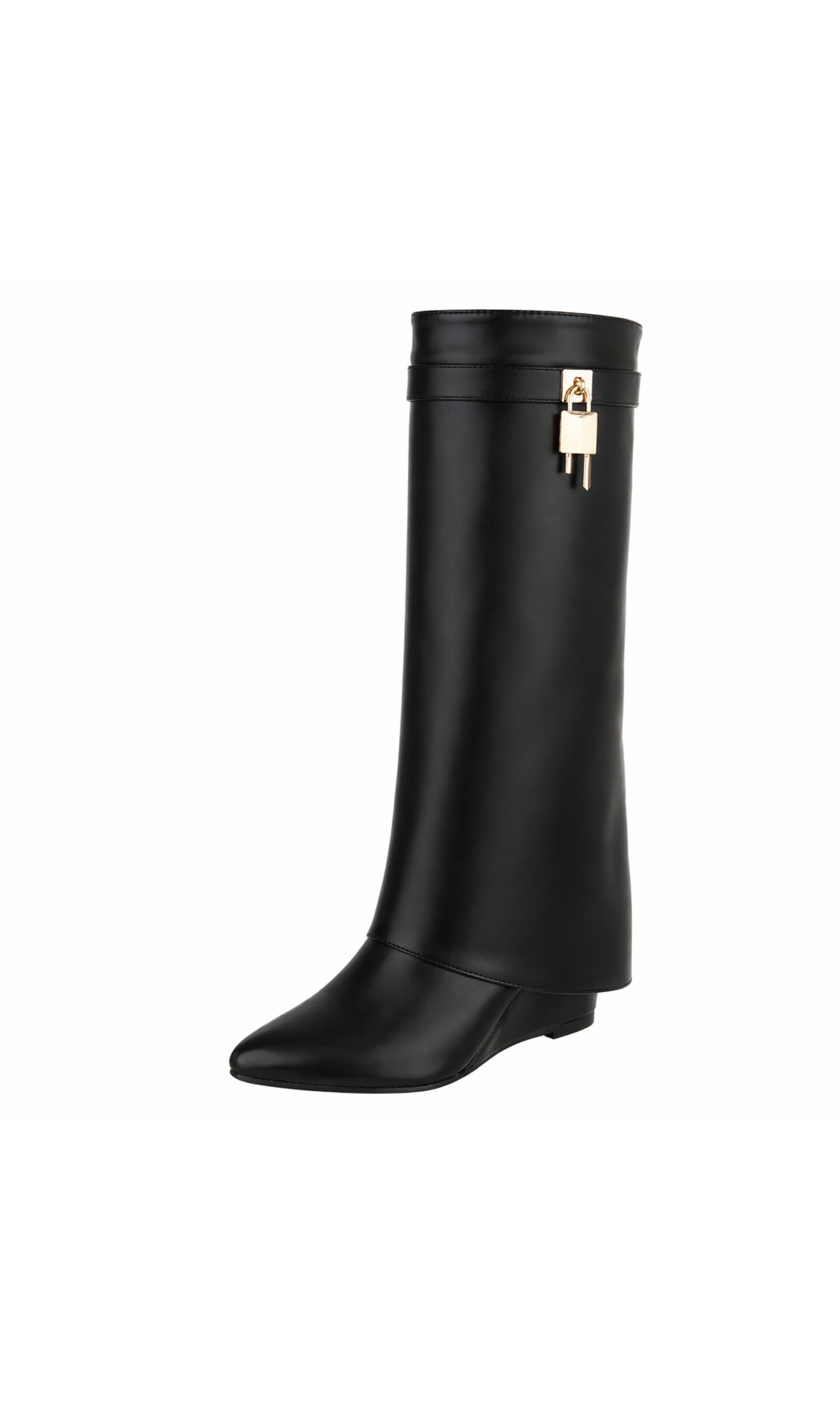 Ital-Design Boots in Black: front