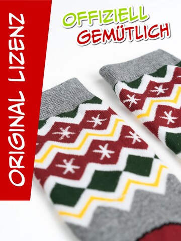 The Grinch Socken 'XMAS'‌‌‌‌‌‌‌‌ in Grau