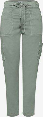 STREET ONE Конический (Tapered) Брюки-карго 'Bonny' в Зеленый: спереди