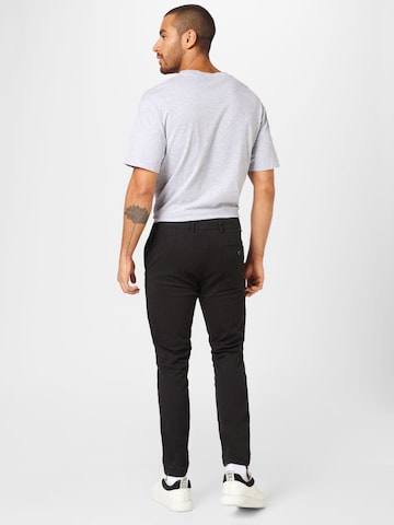 TOPMAN Slim fit Chino Pants in Black